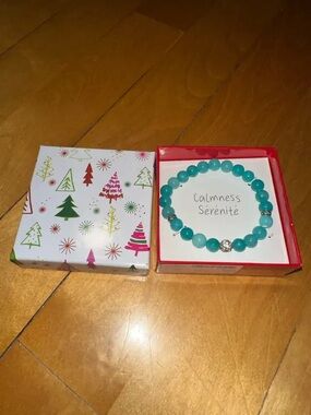 Christmas gift - Blue calmness mood bracelet